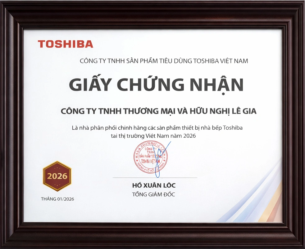 Chứng nhận Toshiba